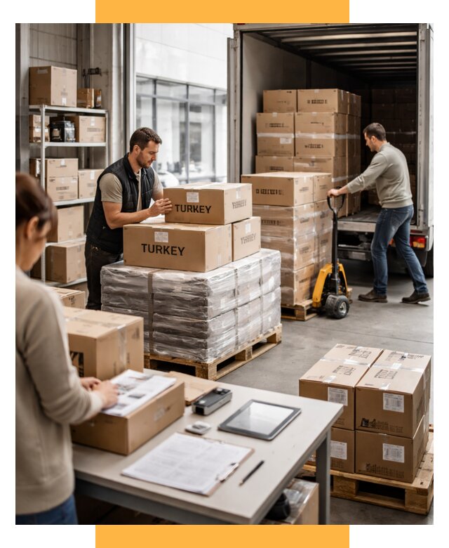 Доставка одежды из Турции от 6575 р. под ключ, СетСервис-Кам