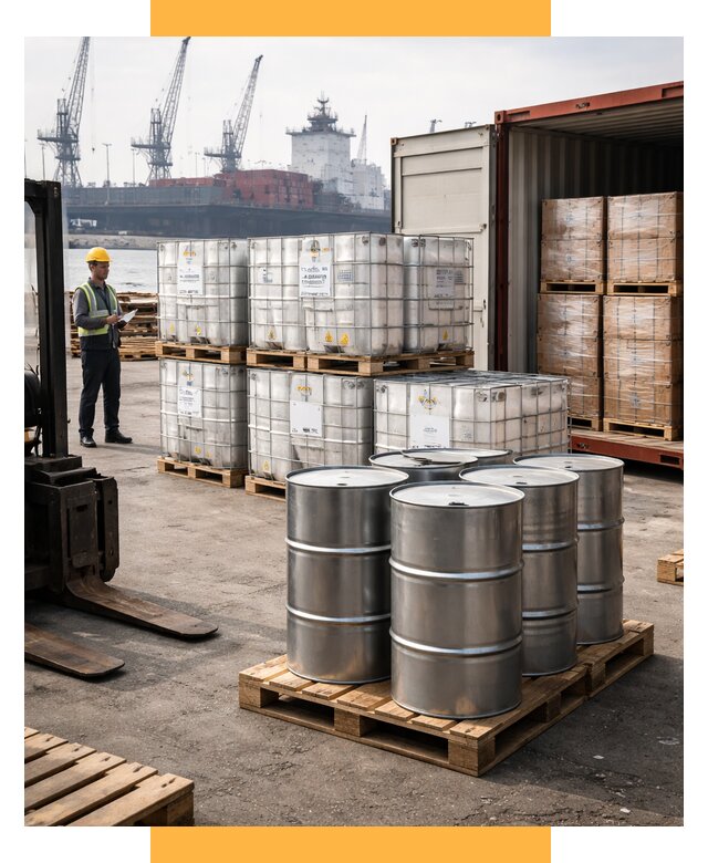 Доставка химического сырья из Индии от 252875 р. | СетСервис-Кам