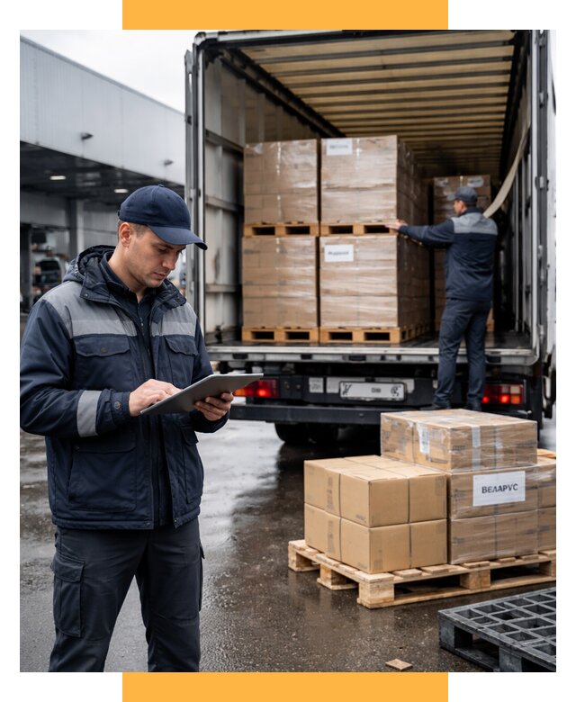 Доставка грузов из Беларуси от 15173 р. логистика СетСервис-Кам