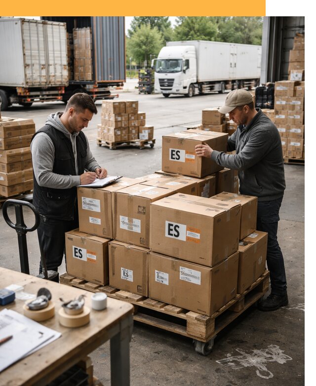 Доставка грузов в Испанию автотранспортом от 35403 руб