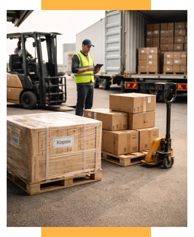 Доставка грузов в Корею из России от 35403 р. | СетСервис-Кам