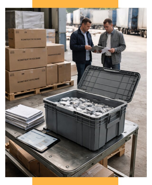 Перевозка комплектующих из Китая от 6575 р. | СетСервис-Кам