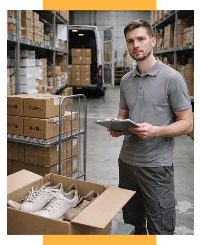 Доставка обуви из Китая и Турции от 4552 р. СетСервис-Кам