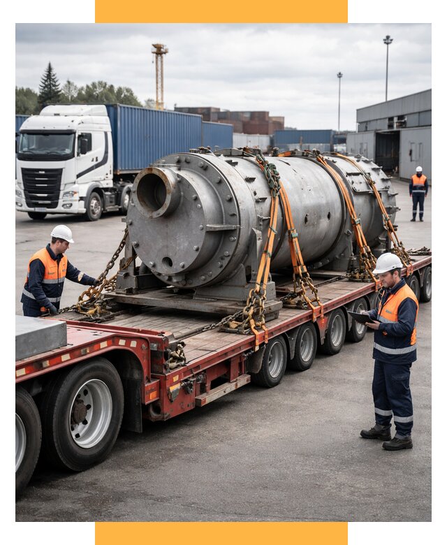 Перевозка тяжеловесных грузов под ключ от 151725 р. | СетСервис-Кам