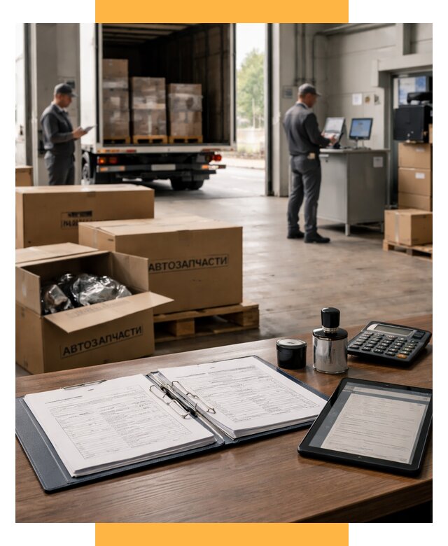 Таможенное оформление автозапчастей под ключ от 8598 р., СетСервис-Кам