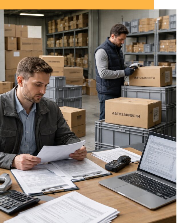 Таможенное оформление автозапчастей по выгодным тарифам от 8598
